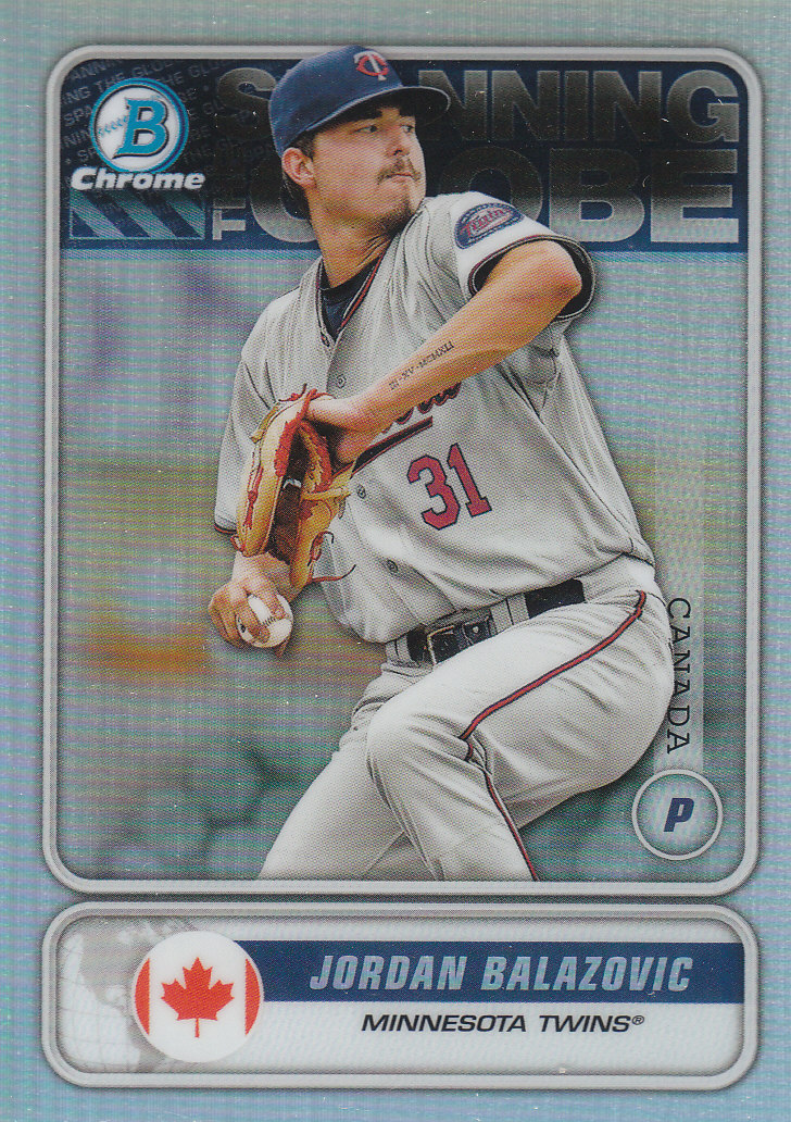 2020 Bowman Chrome Baseball "Spanning the Globe" Insert and Parallel Cards - Picture 16 of 39