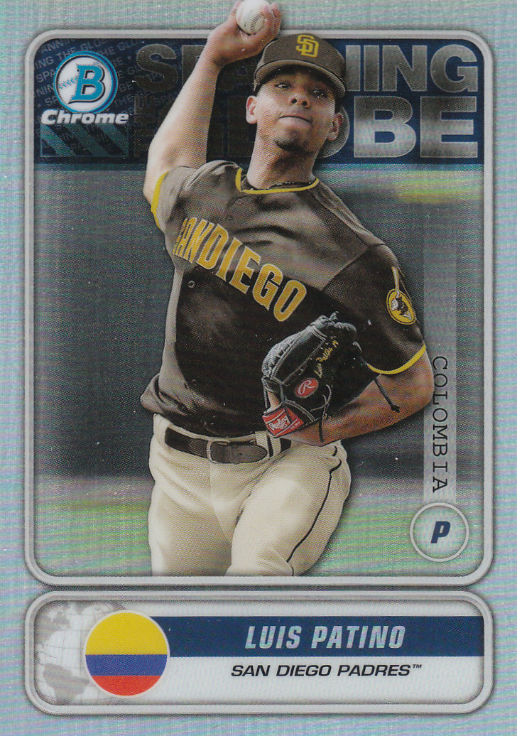2020 Bowman Chrome Baseball "Spanning the Globe" Insert and Parallel Cards - Picture 22 of 39