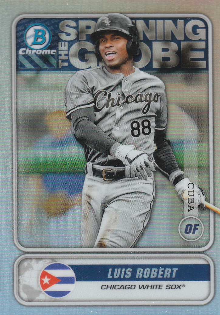 2020 Bowman Chrome Baseball "Spanning the Globe" Insert and Parallel Cards - Picture 24 of 39