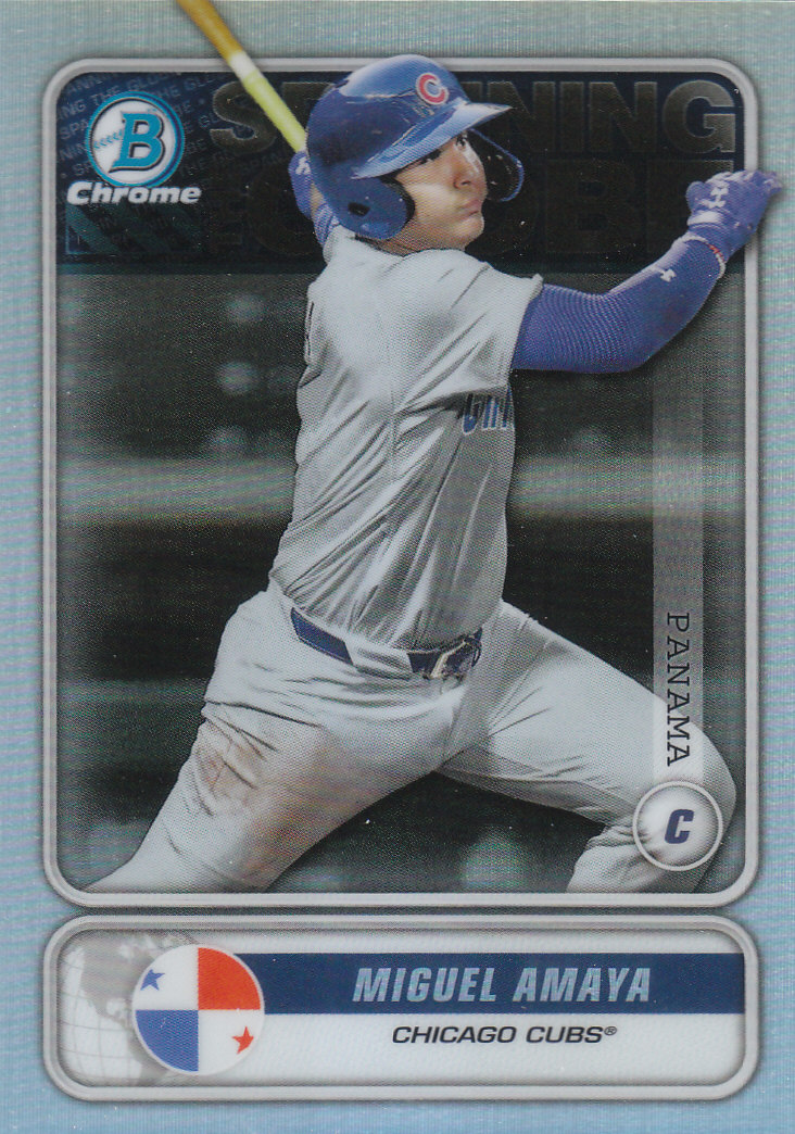 2020 Bowman Chrome Baseball "Spanning the Globe" Insert and Parallel Cards - Picture 26 of 39