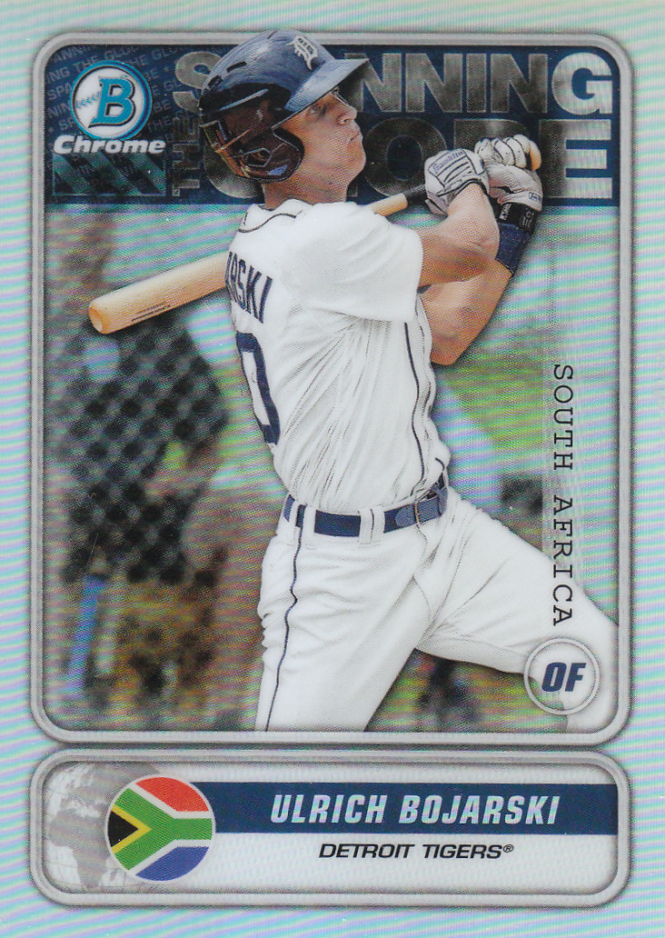 2020 Bowman Chrome Baseball "Spanning the Globe" Insert and Parallel Cards - Picture 30 of 39
