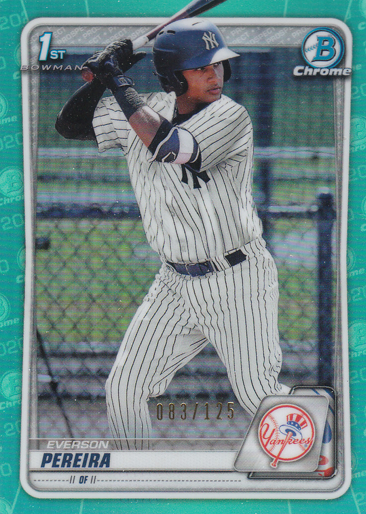 2020 Bowman Chrome Baseball "Refractors" Prospects Parallel Cards - Picture 4 of 73