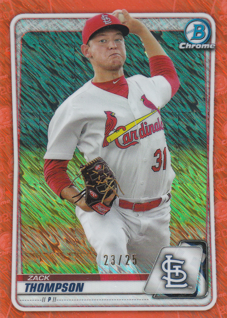 2020 Bowman Chrome Baseball "Refractors" Prospects Parallel Cards - Picture 40 of 73