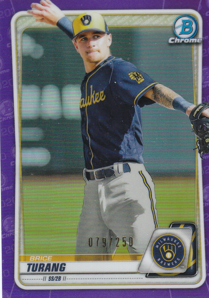 2020 Bowman Chrome Baseball "Refractors" Prospects Parallel Cards - Picture 42 of 73