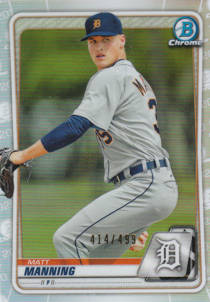 2020 Bowman Chrome Baseball "Refractors" Prospects Parallel Cards - Picture 60 of 73