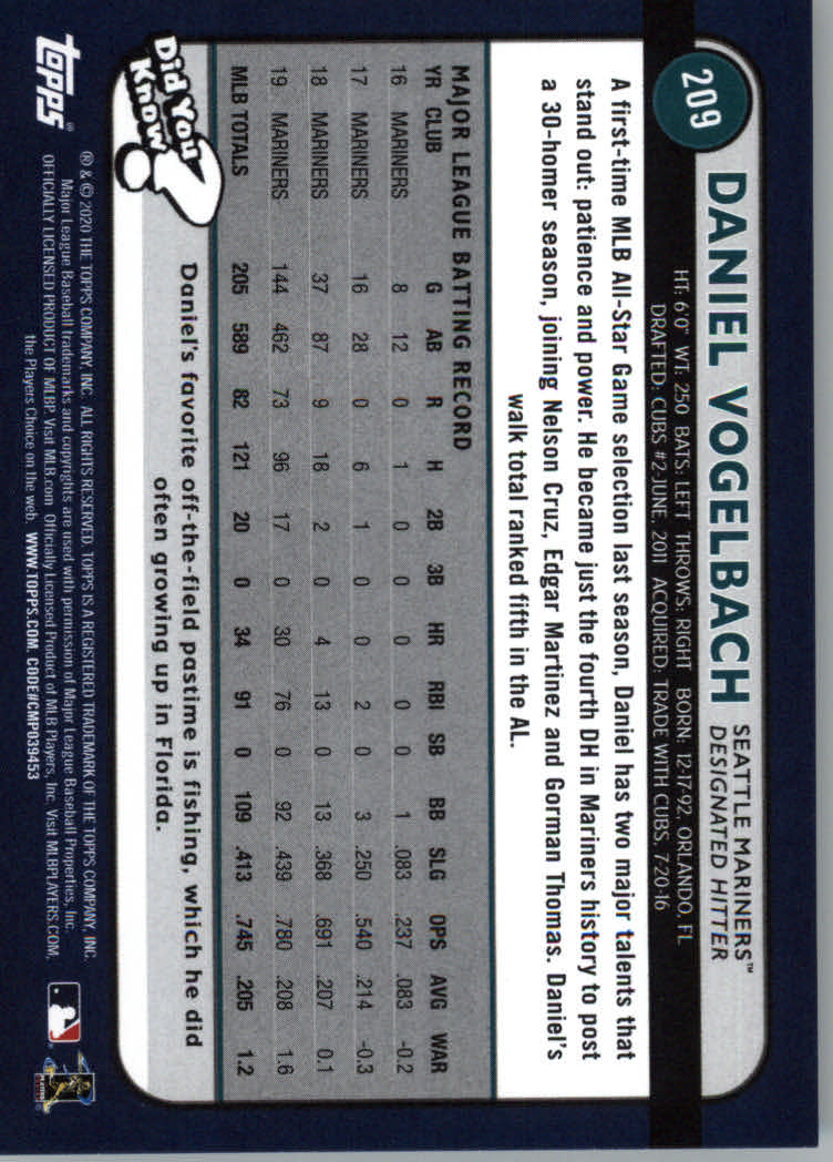 2020 Topps Big League Baseball Main Set Cards #151 to #300 Rookies and Veterans