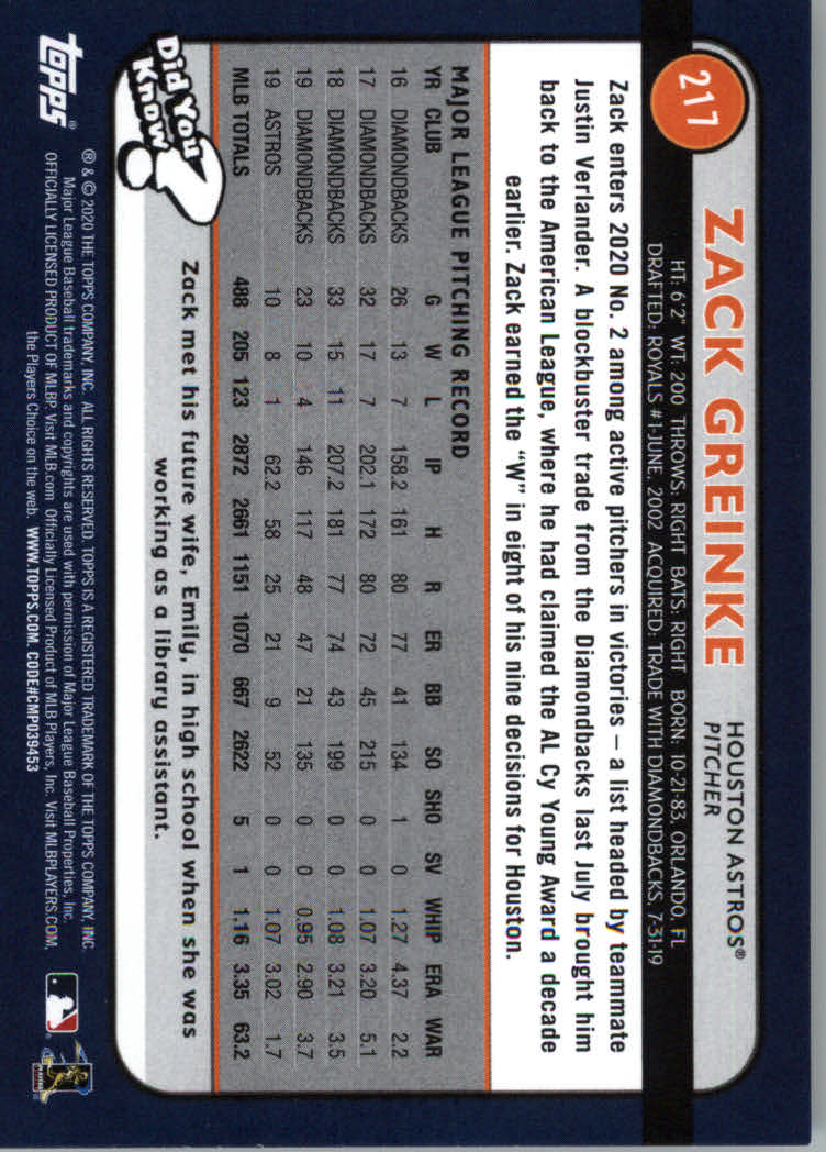 2020 Topps Big League Baseball Main Set Cards #151 to #300 Rookies and Veterans