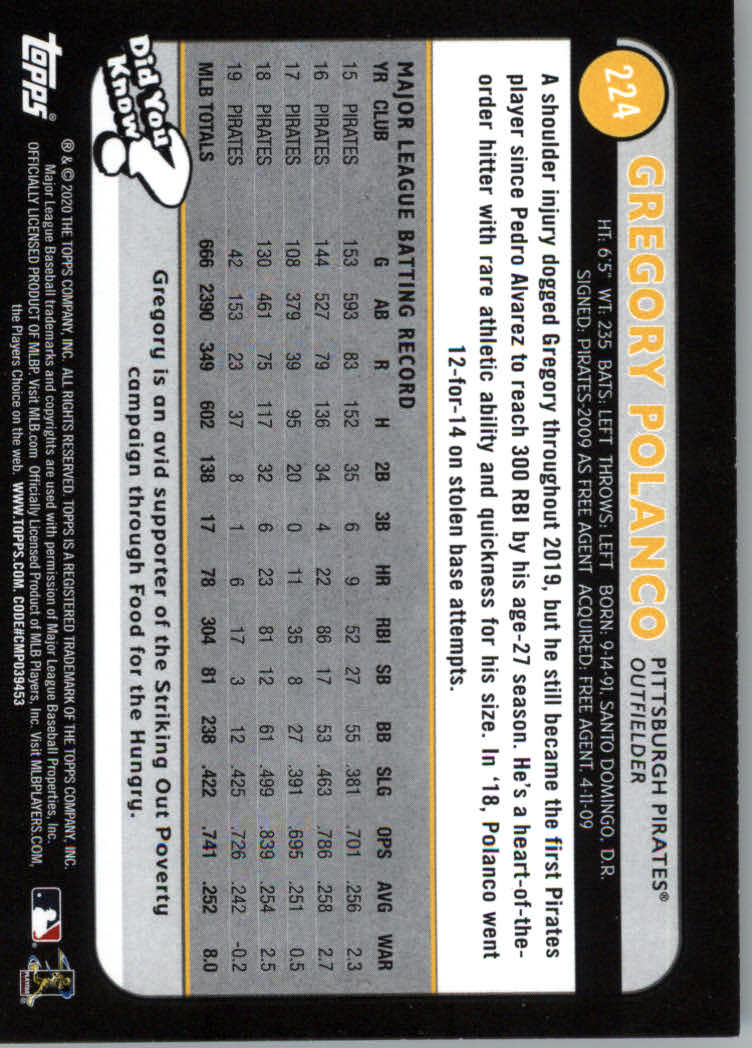 2020 Topps Big League Baseball Main Set Cards #151 to #300 Rookies and Veterans