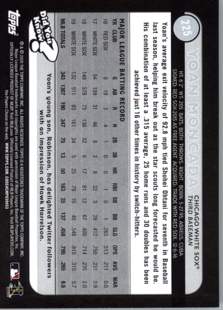 2020 Topps Big League Baseball Main Set Cards #151 to #300 Rookies and Veterans