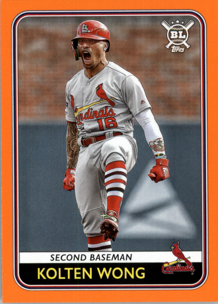 2020 Topps Big League Baseball Orange Parallel Cards #1 to #150 - Picture 110 of 275