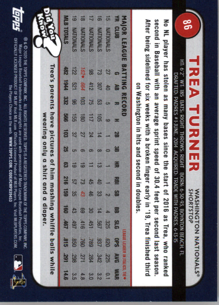 2020 Topps Big League Baseball Orange Parallel Cards #1 to #150 - Picture 159 of 275