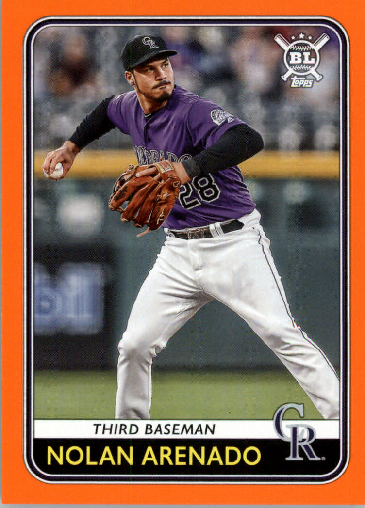 2020 Topps Big League Baseball Orange Parallel Cards #1 to #150 - Picture 70 of 275