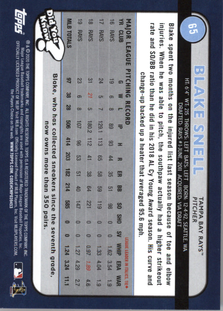 2020 Topps Big League Baseball Orange Parallel Cards #1 to #150 - Picture 123 of 275