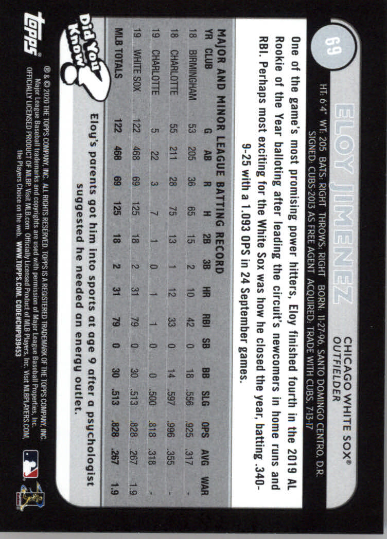 2020 Topps Big League Baseball Orange Parallel Cards #1 to #150 - Picture 131 of 275