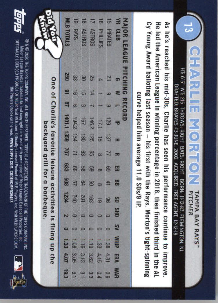 2020 Topps Big League Baseball Orange Parallel Cards #1 to #150 - Picture 137 of 275