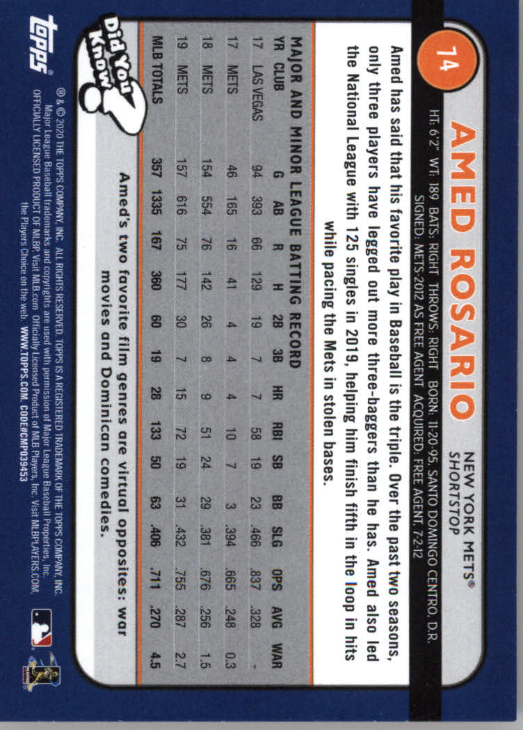 2020 Topps Big League Baseball Orange Parallel Cards #1 to #150 - Picture 139 of 275