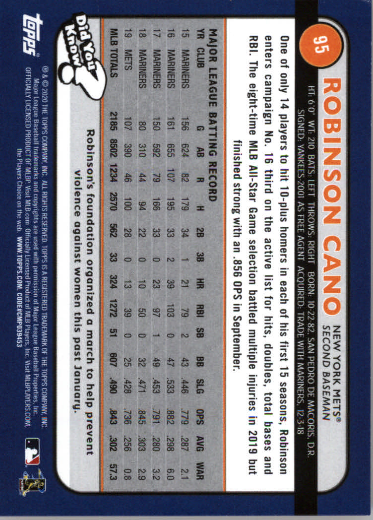 2020 Topps Big League Baseball Orange Parallel Cards #1 to #150 - Picture 175 of 275