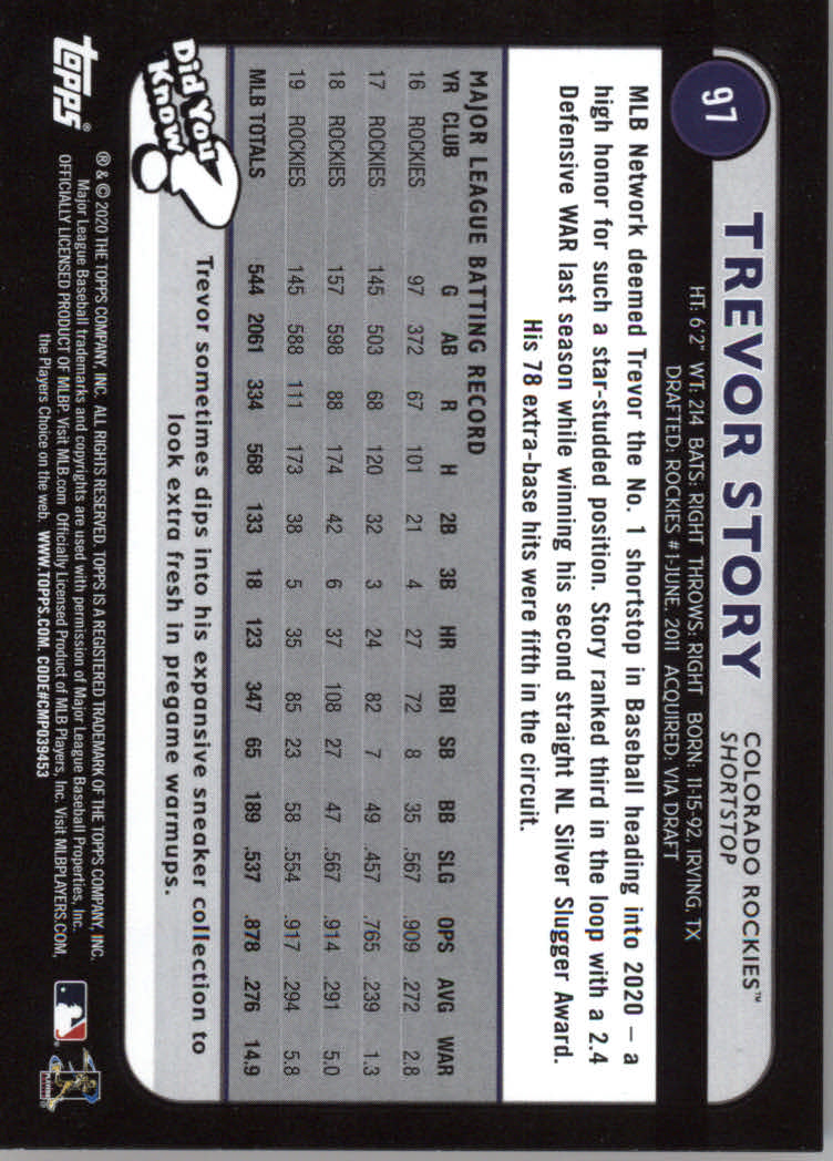 2020 Topps Big League Baseball Orange Parallel Cards #1 to #150 - Picture 179 of 275