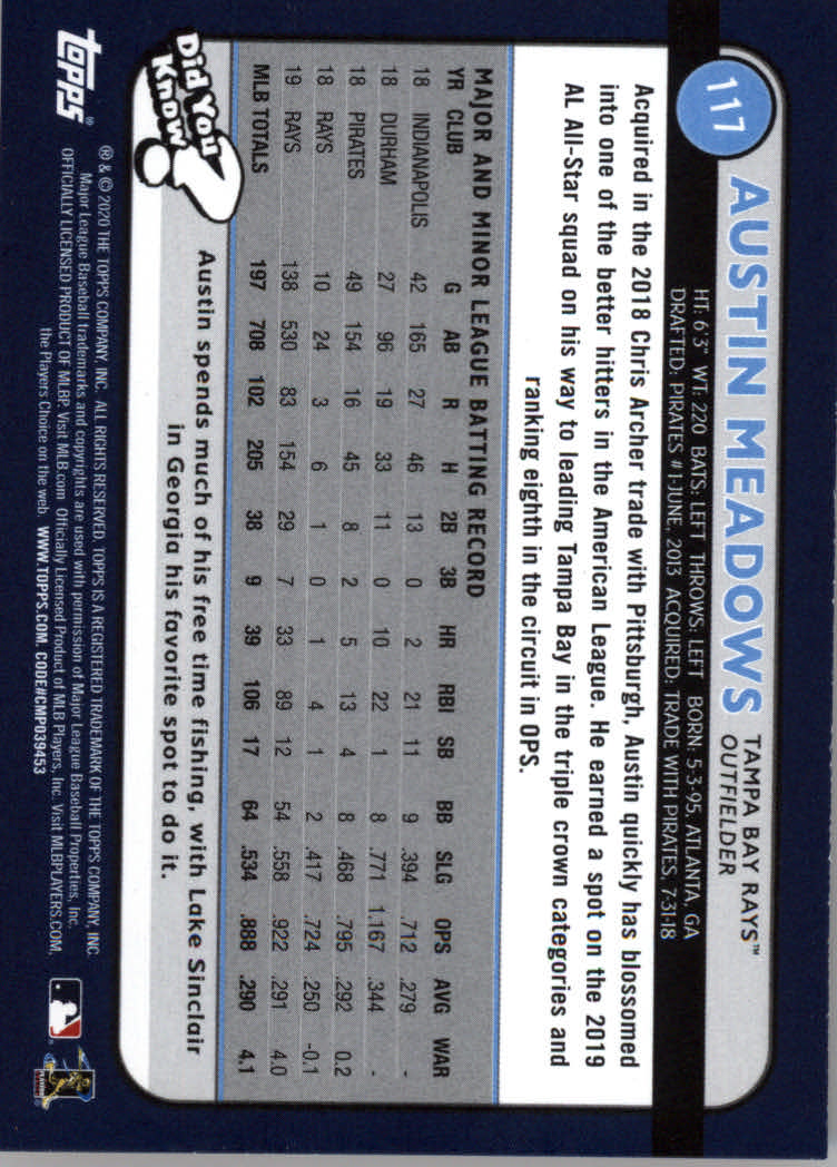 2020 Topps Big League Baseball Orange Parallel Cards #1 to #150 - Picture 215 of 275