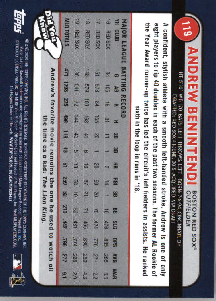 2020 Topps Big League Baseball Orange Parallel Cards #1 to #150 - Picture 219 of 275