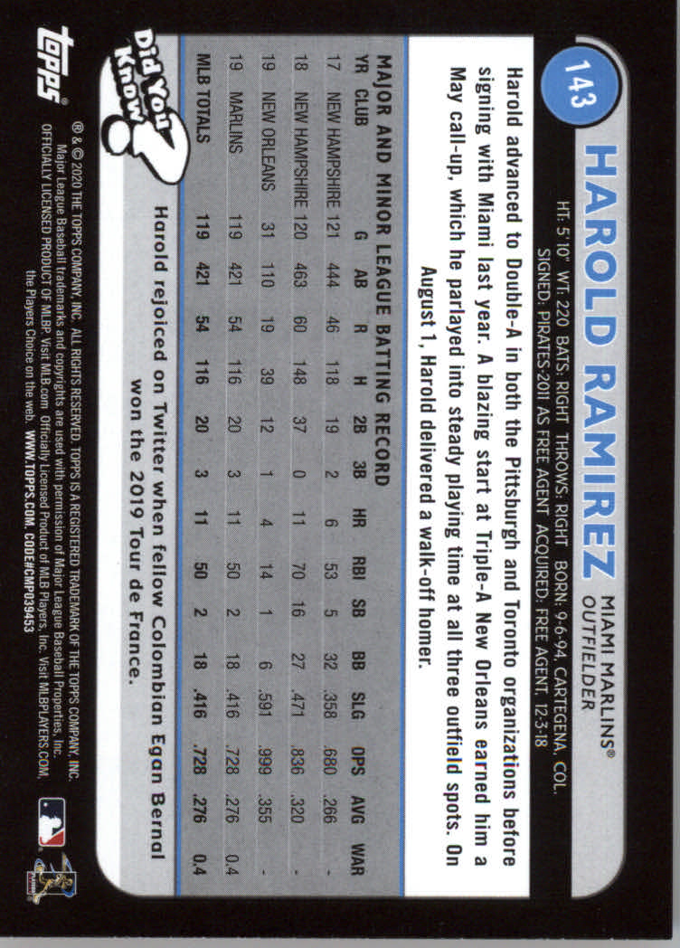 2020 Topps Big League Baseball Orange Parallel Cards #1 to #150 - Picture 261 of 275