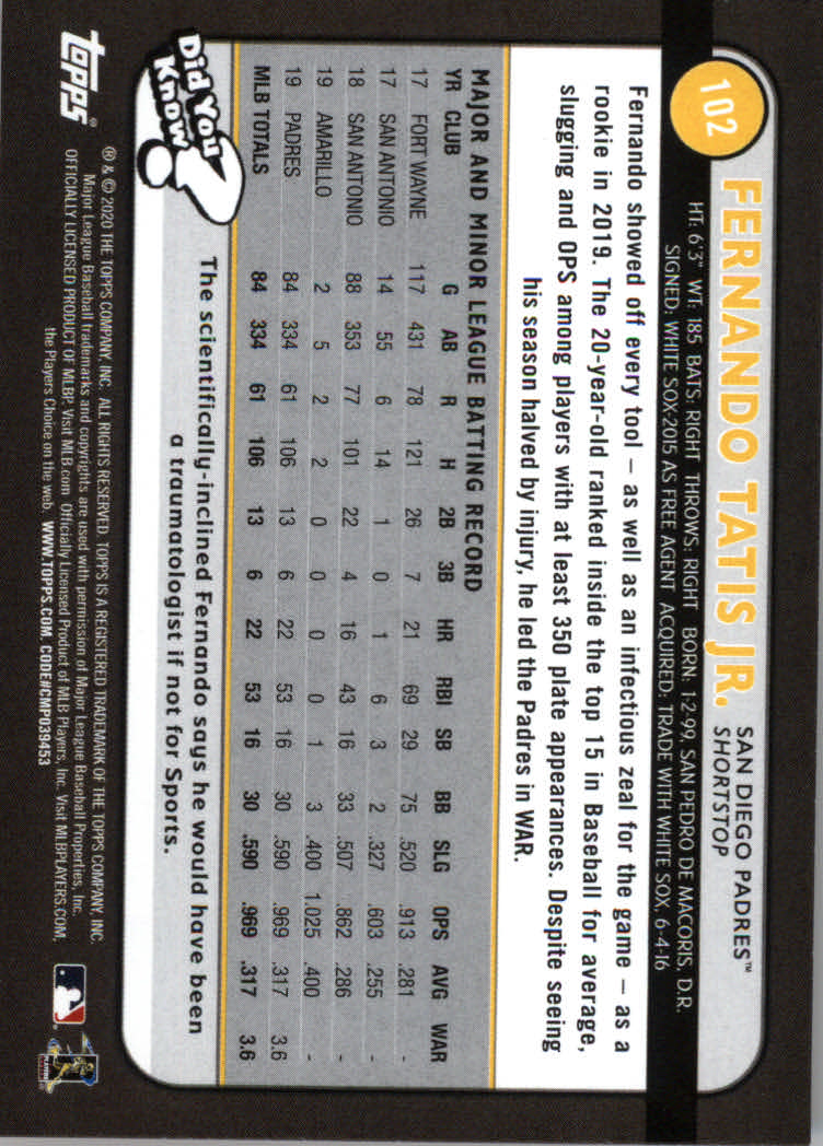 2020 Topps Big League Baseball Orange Parallel Cards #1 to #150 - Picture 189 of 275