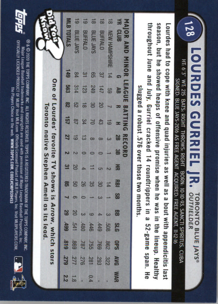 2020 Topps Big League Baseball Orange Parallel Cards #1 to #150 - Picture 231 of 275