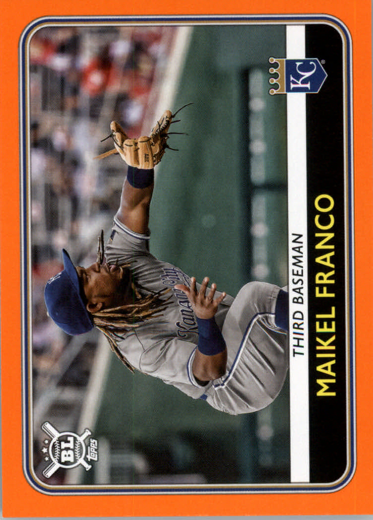 2020 Topps Big League Baseball Orange Parallel Cards #1 to #150 - Picture 270 of 275