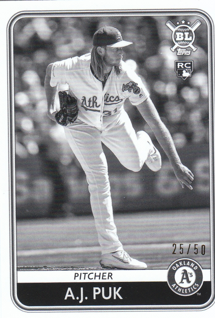 2020 Topps Big League Baseball Black and White Parallel Cards - Picture 2 of 9