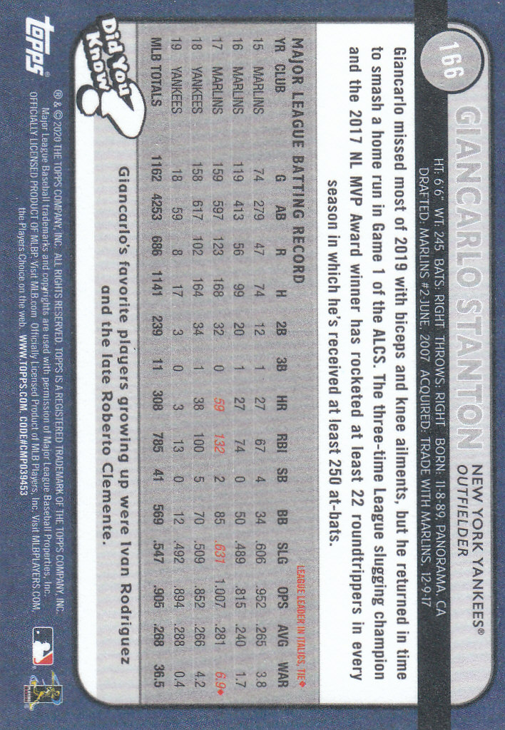 2020 Topps Big League Baseball Black and White Parallel Cards - Picture 9 of 9