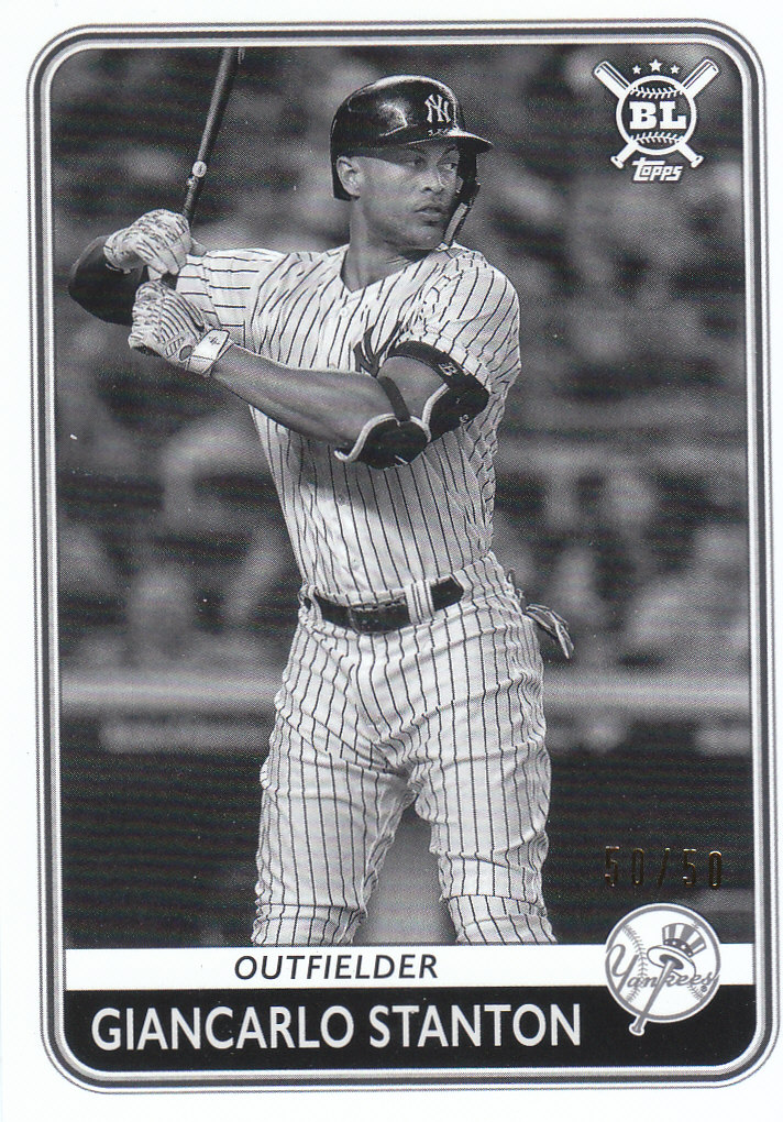 2020 Topps Big League Baseball Black and White Parallel Cards - Picture 8 of 9