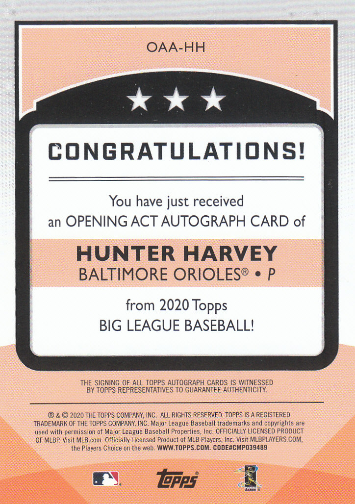 Tarjetas autógrafas de béisbol Topps Big League 2020 - Imagen 11 de 17