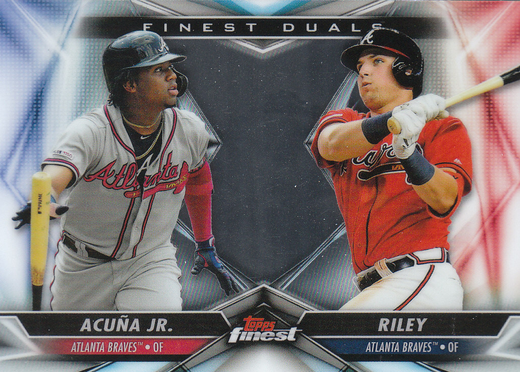 Tarjetas de ""inserto dual"" de béisbol Finest (Topps) 2020 - Imagen 4 de 19