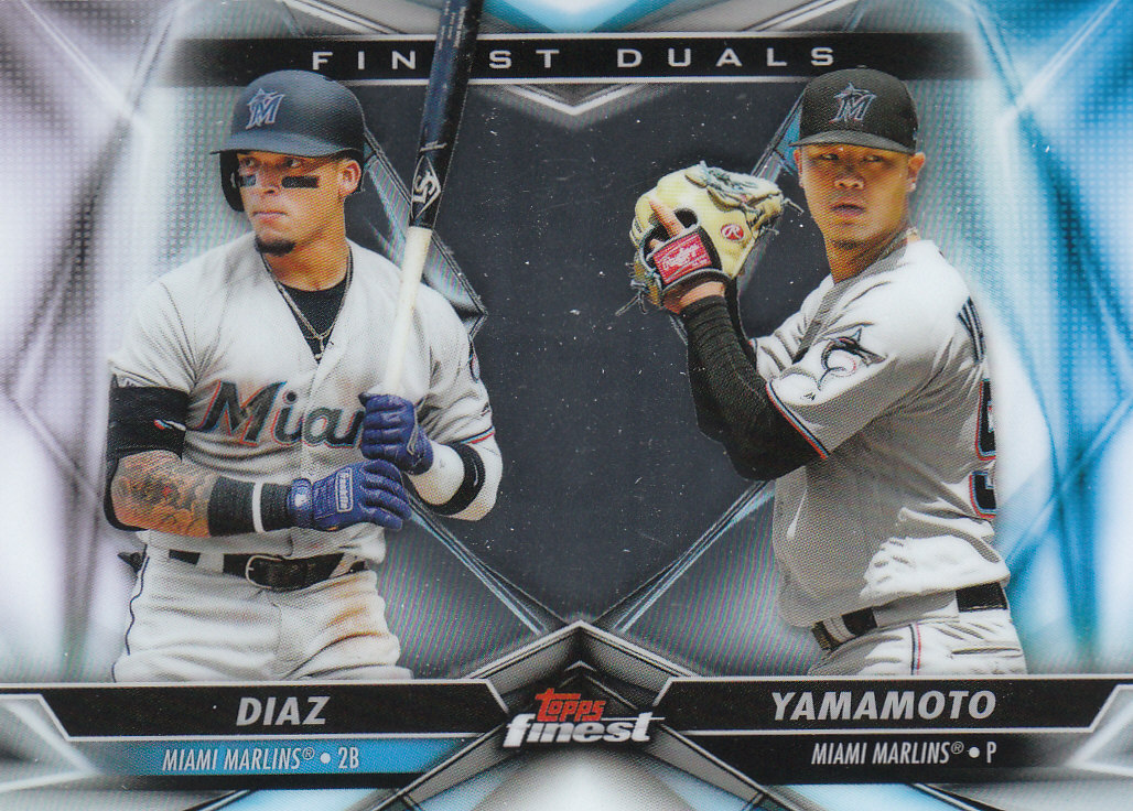 Tarjetas de ""inserto dual"" de béisbol Finest (Topps) 2020 - Imagen 6 de 19
