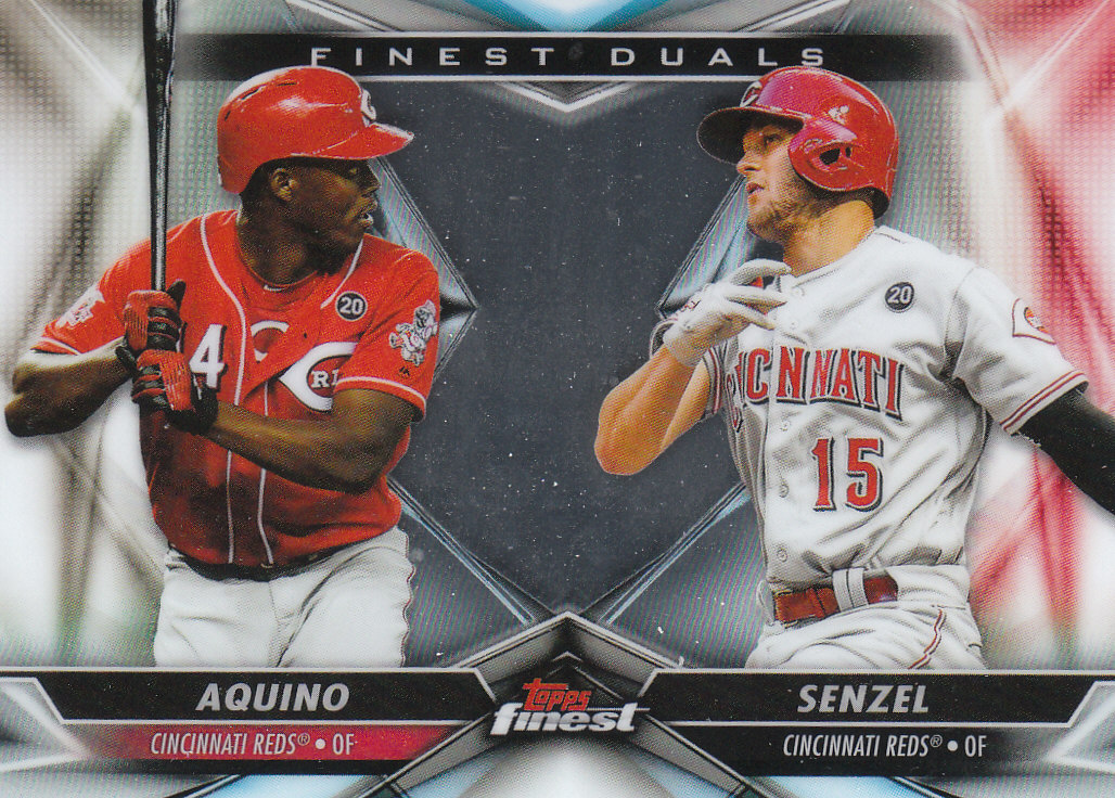 Tarjetas de ""inserto dual"" de béisbol Finest (Topps) 2020 - Imagen 18 de 19