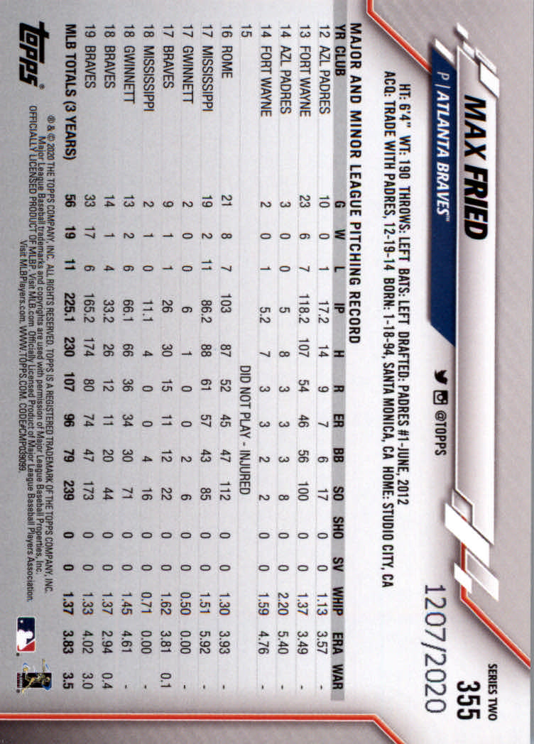 2020 Topps Baseball Gold Parallel Cards #D/2020 - Bild 25 von 83