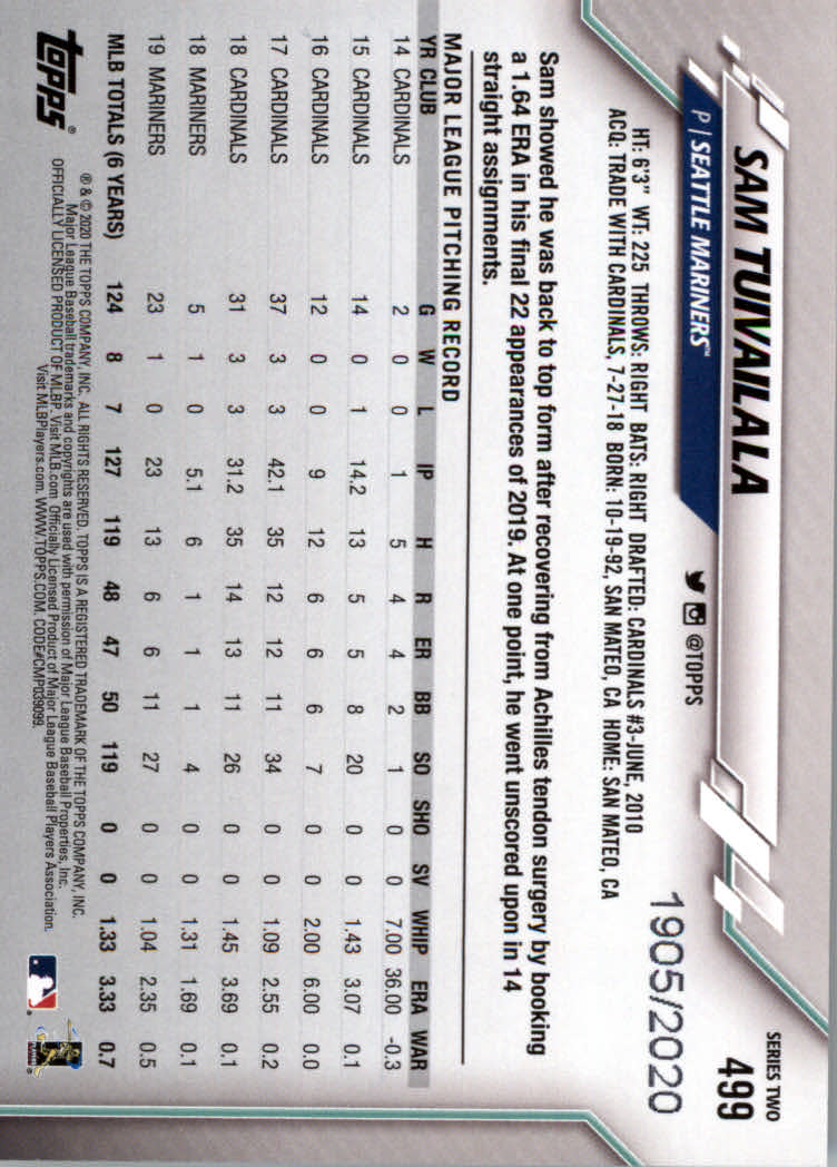 2020 Topps Baseball Gold Parallel Cards #D/2020 - Bild 37 von 83