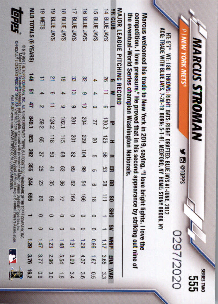 2020 Topps Baseball Gold Parallel Cards #D/2020 - Bild 51 von 83