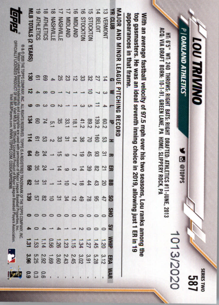 2020 Topps Baseball Gold Parallel Cards #D/2020 - Bild 63 von 83