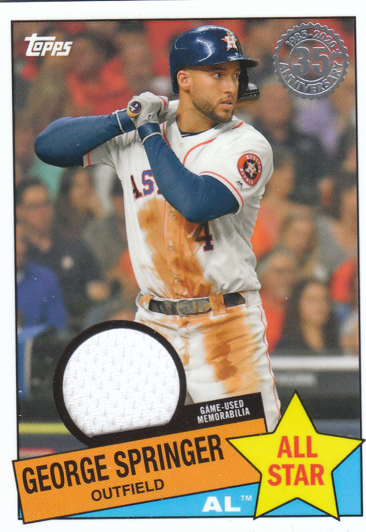 2020 Topps Baseball '85 Topps All Stars Inserts - Parallels - Relic Cards - Picture 12 of 17