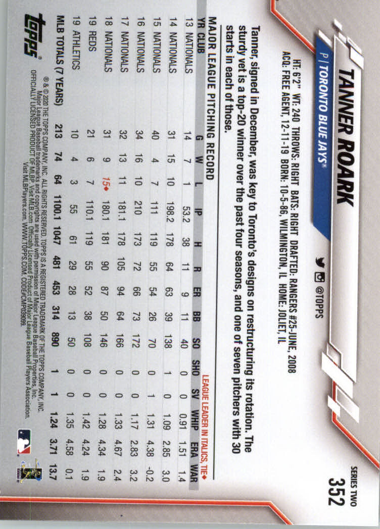 2020 TOPPS BASEBALL ASSORTED SINGLES U-PICK #251-500 - Picture 87 of 301