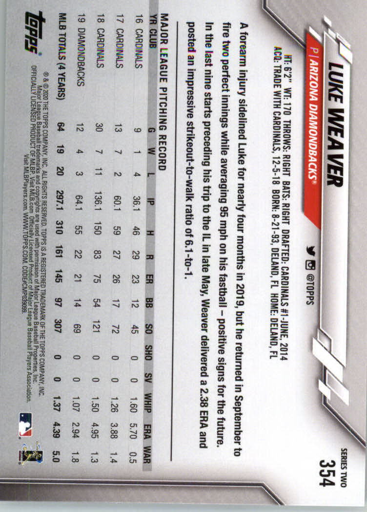 2020 TOPPS BASEBALL ASSORTED SINGLES U-PICK #251-500 - Picture 91 of 301