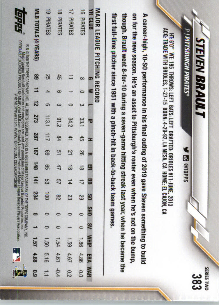 2020 TOPPS BASEBALL ASSORTED SINGLES U-PICK #251-500 - Picture 131 of 301