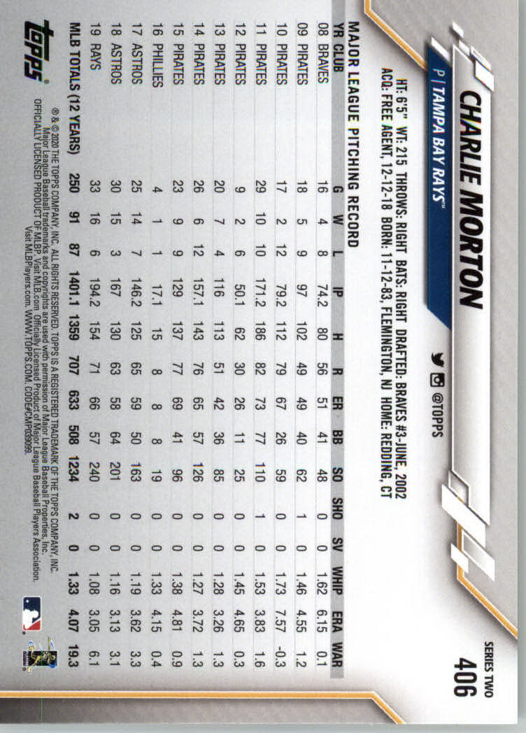 2020 TOPPS BASEBALL ASSORTED SINGLES U-PICK #251-500 - Picture 165 of 301