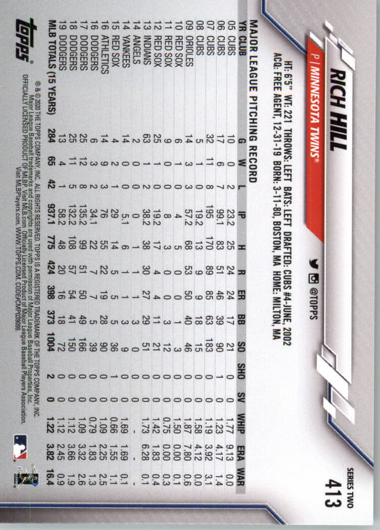 2020 TOPPS BASEBALL ASSORTED SINGLES U-PICK #251-500 - Picture 175 of 301
