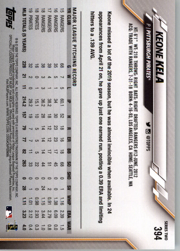 2020 TOPPS BASEBALL ASSORTED SINGLES U-PICK #251-500 - Picture 145 of 301