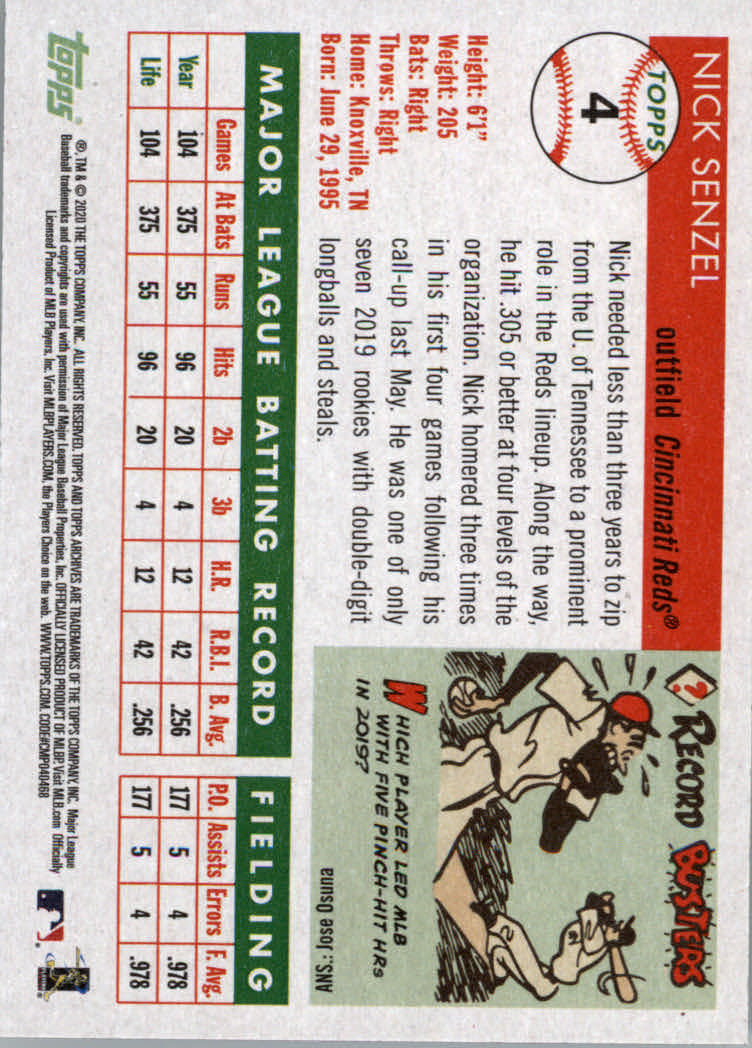 2020 Topps Archives Baseball Main Set Cards #1 to #160 Rookies and Veterans - Picture 9 of 293