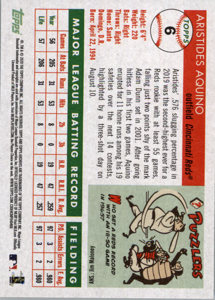 2020 Topps Archives Baseball Main Set Cards #1 to #160 Rookies and Veterans - Picture 13 of 293
