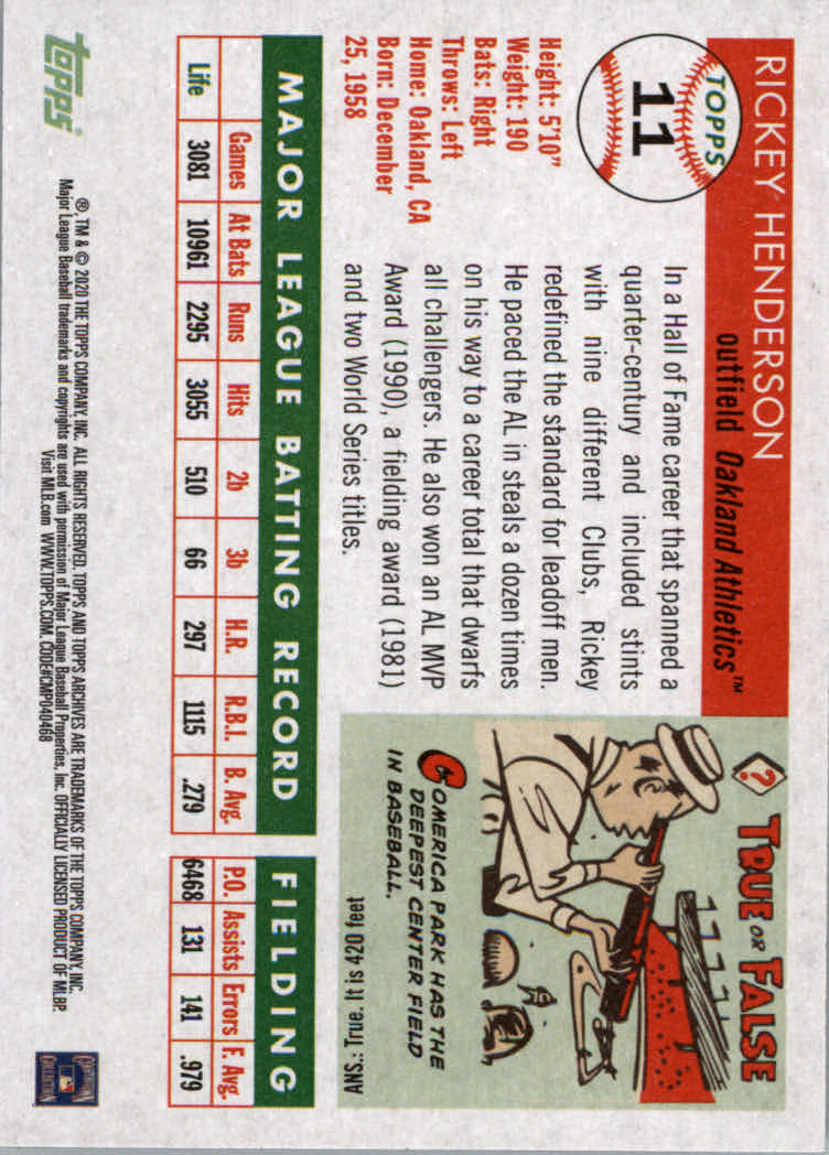 2020 Topps Archives Baseball Main Set Cards #1 to #160 Rookies and Veterans - Picture 23 of 293