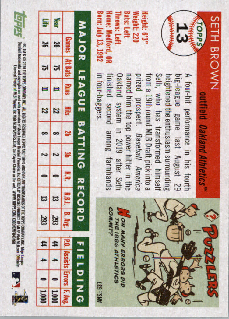 2020 Topps Archives Baseball Main Set Cards #1 to #160 Rookies and Veterans - Picture 27 of 293